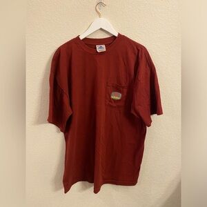 Vintage Adidas Red logo T-shirt size XL
